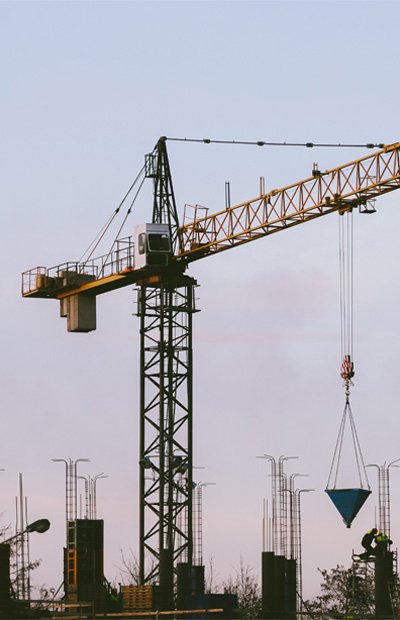 Leinfra stationary concrete pumps for infrastructure and industrial projects